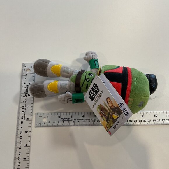 Star Wars Boba Fett Plush Toy 8" By Mattel Soft plush toy collectible New tags - Picture 8 of 10